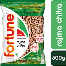 Fortune New Unpolished Rajma Chitra (500 gm)